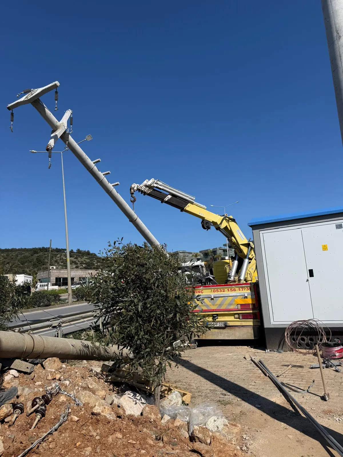 Trafo merkezi montajı ve güç artırımı